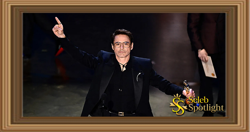 Gaya Robert Downey Jr Menang Piala Oscar